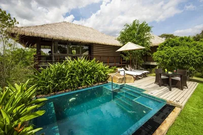 Privater Pool, Ulagalla Resort, Sri Lanka und Dubai Reise