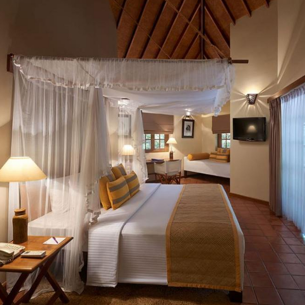 Schlafzimmer, Cinnamon Wild Yala, Sri Lanka Rundreise