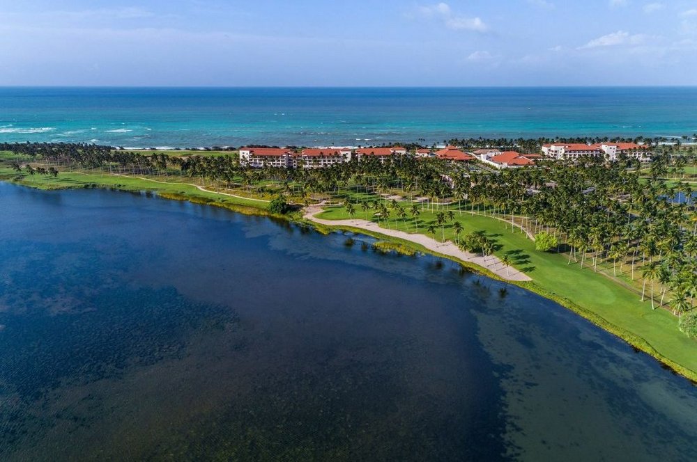 Blick auf das Shangri-La's Hambantota Golf Resort & Spa, Sri Lanka Reise