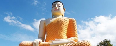 Sitzender Buddha in Kande Vihara, Sri Lanka Reisen