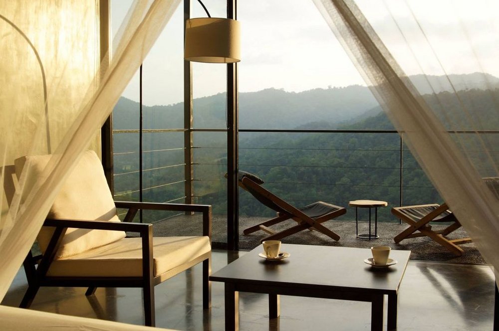 Balkon, Santani Resort and Spa, Kandy, Sri Lanka Rundreise