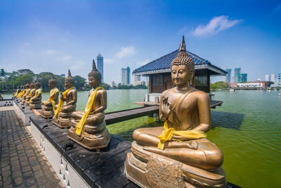 Gangarama Tempel, Colombo, Sri Lanka Malediven Reise
