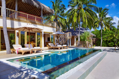 Ocean Beach Villa, Malediven © Six Senses Laamu