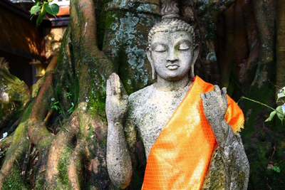 Buddhastatue in Colombo, Sri Lanka Reise