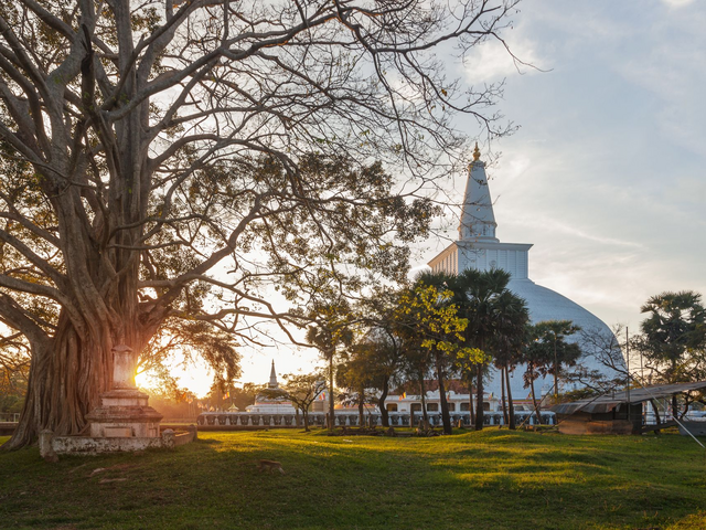 Stupa Ruwanwelisaya in Anuradhapura, Sri Lanka Rundreise