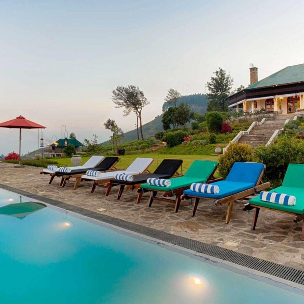 Sri Lanka Reise, Madulkelle Tea and Eco Lodge, Pool