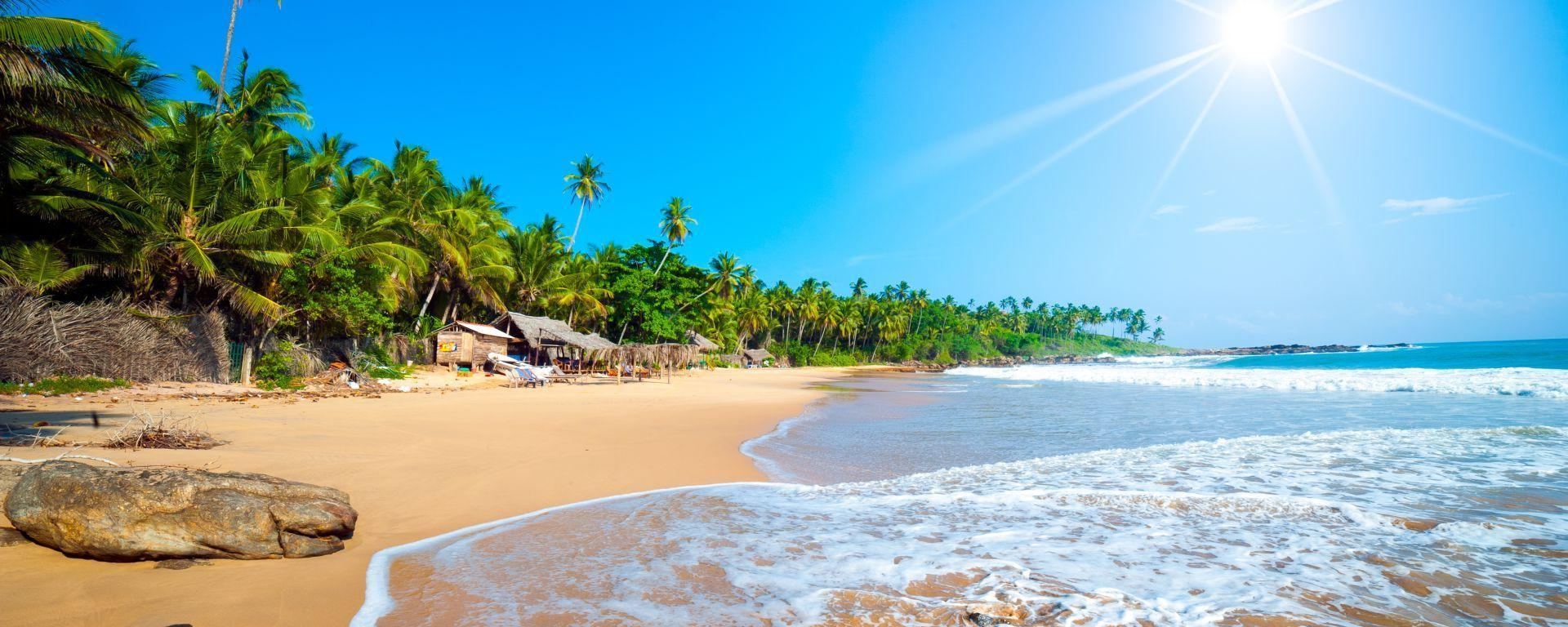 wunderschöner Strand, Sri Lanka Reisen, Meer, Natur
