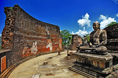 Buddha Tempel, Polonnaruwa, Sri Lanka Rundreise