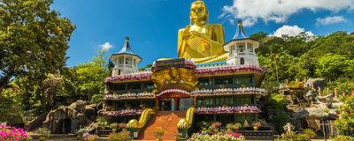 Goldener Tempel, Dambulla, Sri Lanka Reisen