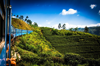Zugfahrt durch das zentrale Hochland, Sri Lanka Reisen