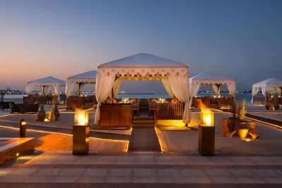 Strand Lounge, Emirates Palace, Abu Dhabi, Dubai und Sri Lanka Reise