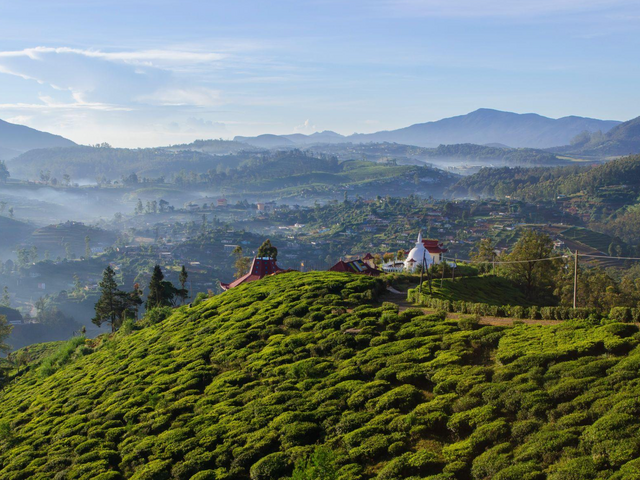 Nuwara Eliya, Panorama, Sri Lanka Rundreise