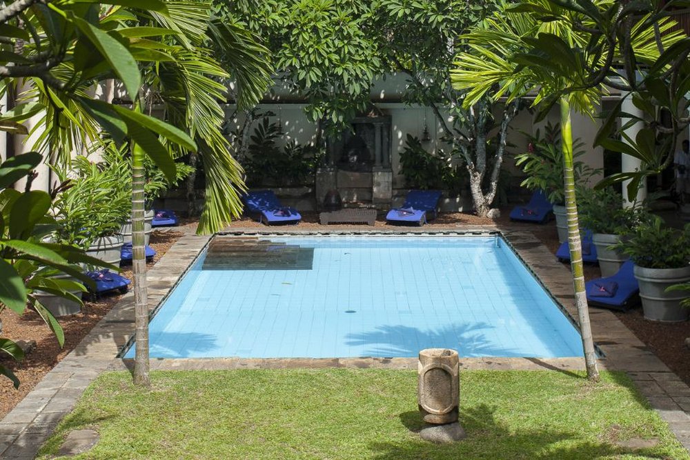 Poolbereich, Galle Fort Hotel, Sri Lanka Rundreise